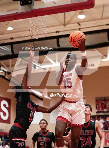 Thumbnail 3 in Cardinal Newman vs Hillcrest (Poinsettia Classic) photogallery.