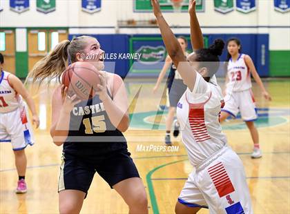 Thumbnail 3 in San Leandro vs Casteel (Gator Winter Classic) photogallery.
