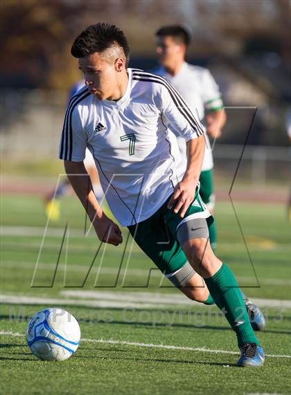 Thumbnail 3 in Christian Brothers vs. Central Valley (CIF SJS D3 Final) photogallery.