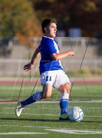 Thumbnail 3 in Christian Brothers vs. Central Valley (CIF SJS D3 Final) photogallery.