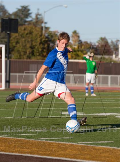 Thumbnail 2 in Christian Brothers vs. Central Valley (CIF SJS D3 Final) photogallery.