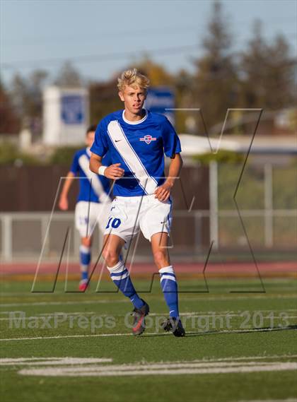 Thumbnail 3 in Christian Brothers vs. Central Valley (CIF SJS D3 Final) photogallery.