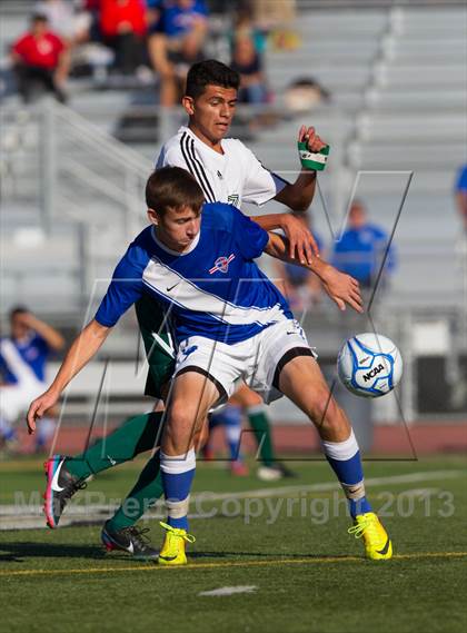 Thumbnail 3 in Christian Brothers vs. Central Valley (CIF SJS D3 Final) photogallery.