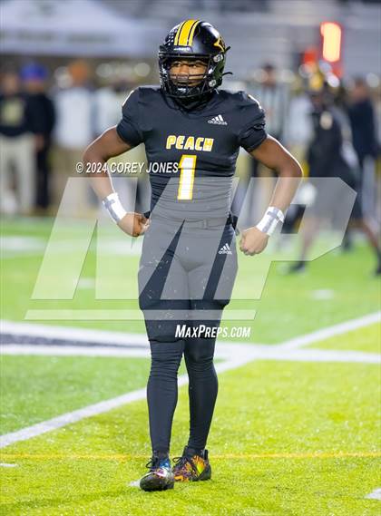 Thumbnail 1 in Calhoun vs Peach County (GHSA AAA Quarter-Final Playoff) photogallery.