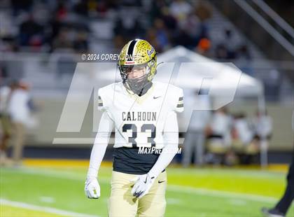 Thumbnail 3 in Calhoun vs Peach County (GHSA AAA Quarter-Final Playoff) photogallery.