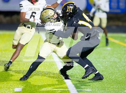 Thumbnail 2 in Calhoun vs Peach County (GHSA AAA Quarter-Final Playoff) photogallery.