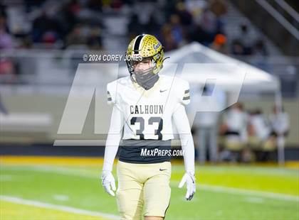 Thumbnail 2 in Calhoun vs Peach County (GHSA AAA Quarter-Final Playoff) photogallery.
