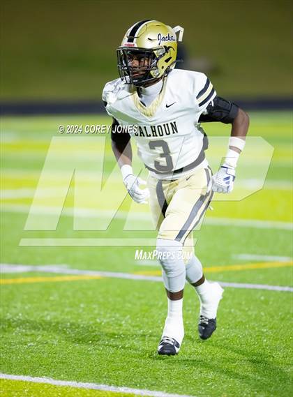 Thumbnail 3 in Calhoun vs Peach County (GHSA AAA Quarter-Final Playoff) photogallery.