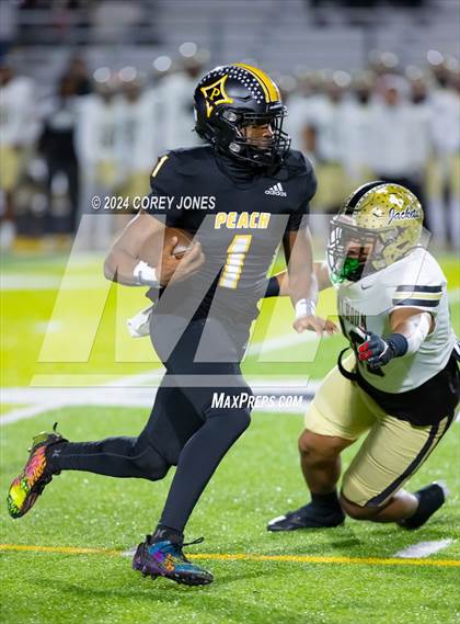 Thumbnail 2 in Calhoun vs Peach County (GHSA AAA Quarter-Final Playoff) photogallery.