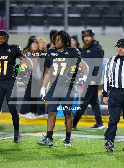 Thumbnail 2 in Calhoun vs Peach County (GHSA AAA Quarter-Final Playoff) photogallery.