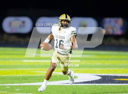 Thumbnail 1 in Calhoun vs Peach County (GHSA AAA Quarter-Final Playoff) photogallery.