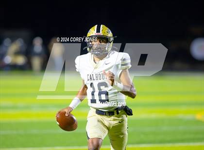 Thumbnail 1 in Calhoun vs Peach County (GHSA AAA Quarter-Final Playoff) photogallery.