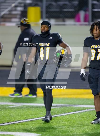 Thumbnail 3 in Calhoun vs Peach County (GHSA AAA Quarter-Final Playoff) photogallery.