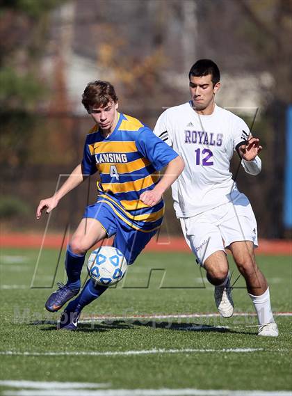 Thumbnail 2 in Lansing vs Port Jefferson (NYSPHSAA Class C Final) photogallery.