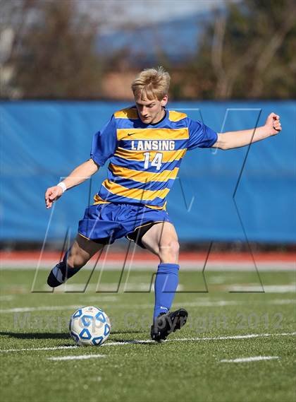 Thumbnail 2 in Lansing vs Port Jefferson (NYSPHSAA Class C Final) photogallery.