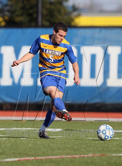 Thumbnail 2 in Lansing vs Port Jefferson (NYSPHSAA Class C Final) photogallery.