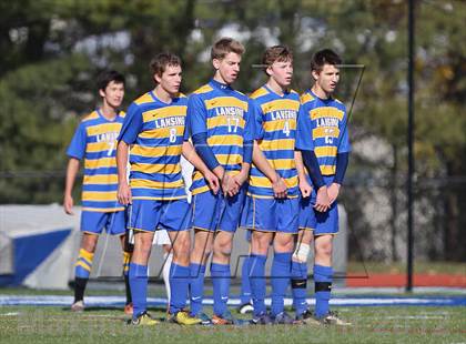 Thumbnail 3 in Lansing vs Port Jefferson (NYSPHSAA Class C Final) photogallery.