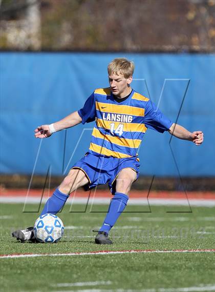 Thumbnail 3 in Lansing vs Port Jefferson (NYSPHSAA Class C Final) photogallery.