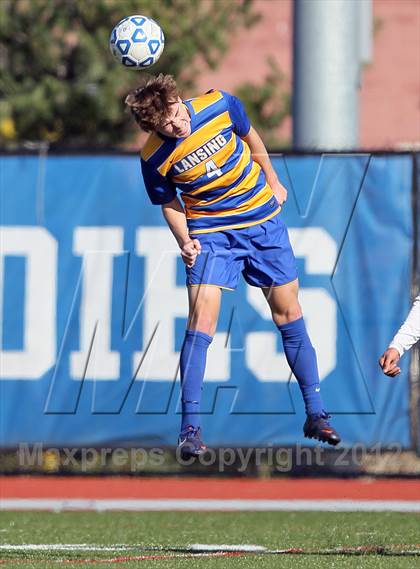 Thumbnail 3 in Lansing vs Port Jefferson (NYSPHSAA Class C Final) photogallery.