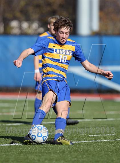 Thumbnail 2 in Lansing vs Port Jefferson (NYSPHSAA Class C Final) photogallery.
