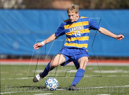 Thumbnail 3 in Lansing vs Port Jefferson (NYSPHSAA Class C Final) photogallery.
