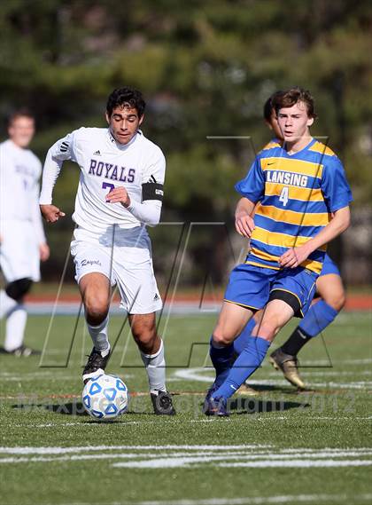 Thumbnail 2 in Lansing vs Port Jefferson (NYSPHSAA Class C Final) photogallery.