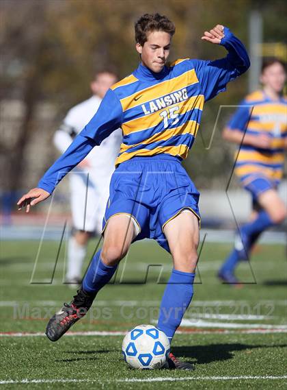 Thumbnail 1 in Lansing vs Port Jefferson (NYSPHSAA Class C Final) photogallery.