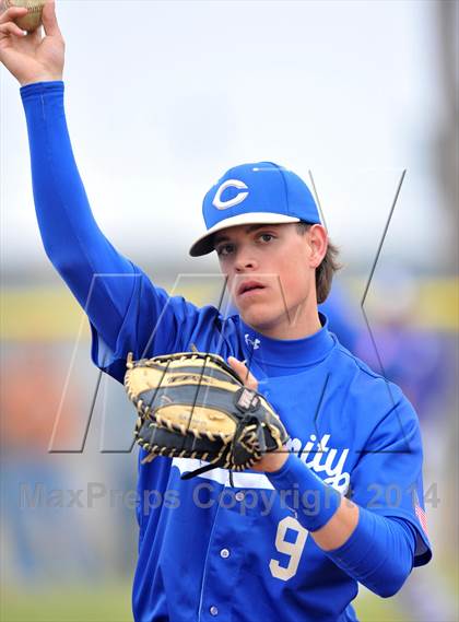 Thumbnail 1 in Farmersville vs. Community (Blue Ridge Tournament) photogallery.