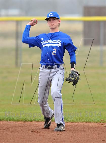 Thumbnail 1 in Farmersville vs. Community (Blue Ridge Tournament) photogallery.