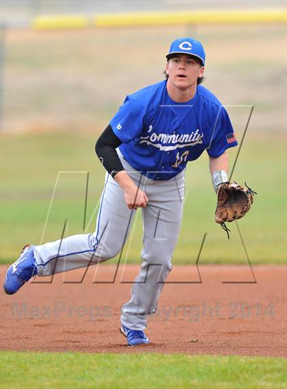 Thumbnail 2 in Farmersville vs. Community (Blue Ridge Tournament) photogallery.