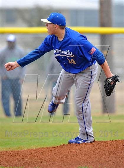 Thumbnail 1 in Farmersville vs. Community (Blue Ridge Tournament) photogallery.