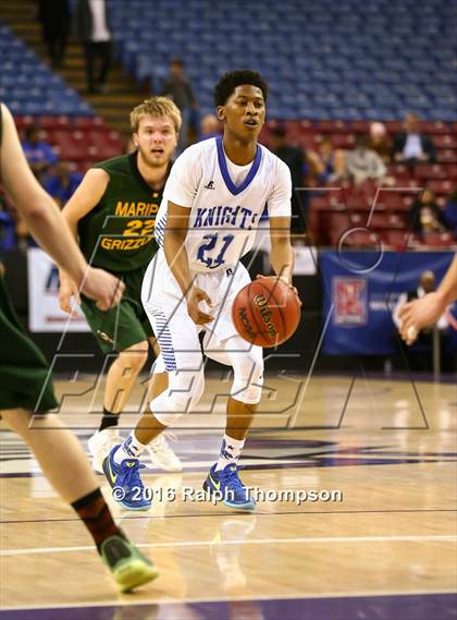 Thumbnail 2 in Brookside Christian vs. Mariposa County (CIF SJS D5 Final) photogallery.