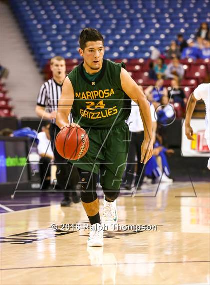 Thumbnail 3 in Brookside Christian vs. Mariposa County (CIF SJS D5 Final) photogallery.