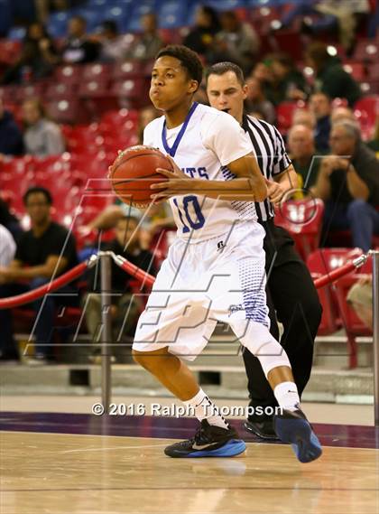 Thumbnail 3 in Brookside Christian vs. Mariposa County (CIF SJS D5 Final) photogallery.