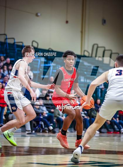 Thumbnail 2 in Amityville Memorial vs. Smithtown West (NYSPHAA Section XI Class AA Championship) photogallery.