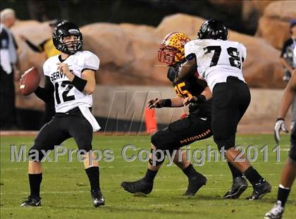 Thumbnail 3 in Mission Viejo vs. Servite (CIF SS Pac-5 Division Final) photogallery.
