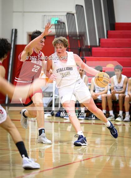 Thumbnail 2 in San Juan Hills vs Orange Lutheran (Mission Viejo Diablo Inferno Tournament) photogallery.