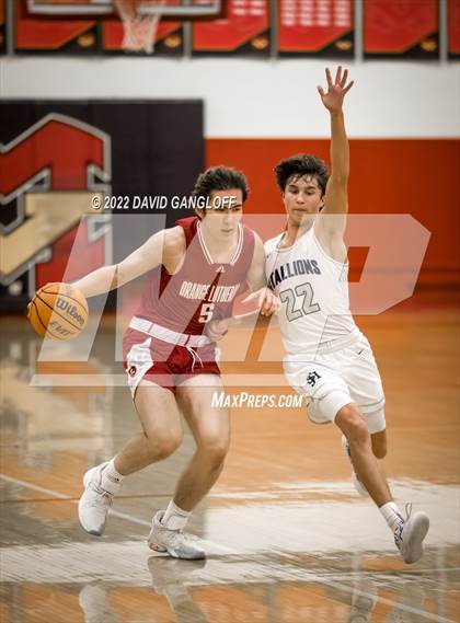 Thumbnail 1 in San Juan Hills vs Orange Lutheran (Mission Viejo Diablo Inferno Tournament) photogallery.