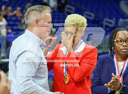 Thumbnail 2 in Wagner vs. Ryan (UIL 5A Basketball Division I Final Medal Ceremony) photogallery.