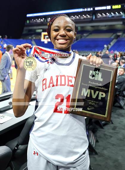 Thumbnail 2 in Wagner vs. Ryan (UIL 5A Basketball Division I Final Medal Ceremony) photogallery.