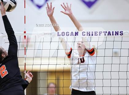 Thumbnail 3 in New Lexington vs Marietta (OHSAA D2 District) photogallery.
