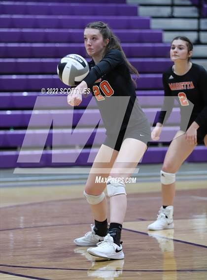 Thumbnail 2 in New Lexington vs Marietta (OHSAA D2 District) photogallery.
