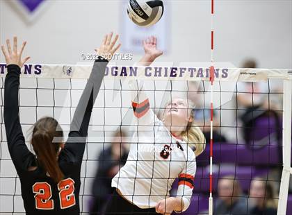 Thumbnail 3 in New Lexington vs Marietta (OHSAA D2 District) photogallery.