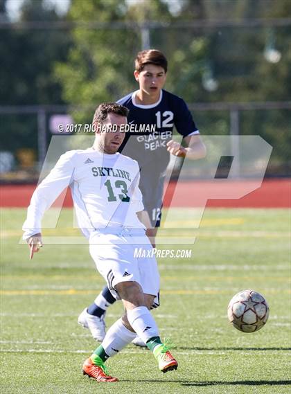 Thumbnail 3 in Glacier Peak vs Skyline (WIAA 4A Quarterfinal) photogallery.