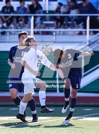 Thumbnail 3 in Glacier Peak vs Skyline (WIAA 4A Quarterfinal) photogallery.