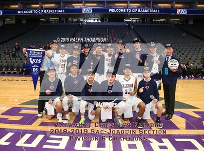 Thumbnail 3 in Vacaville Christian vs. Turlock Christian (CIF SJS D6 Final) photogallery.