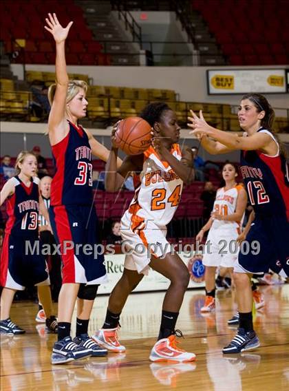 Thumbnail 2 in Burkburnett vs. Trinity Christian (Fantasy of Lights Tournament) photogallery.
