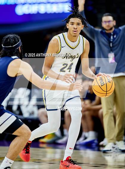Thumbnail 2 in San Gabriel Academy vs. King's Academy (CIF State D3 Final) photogallery.