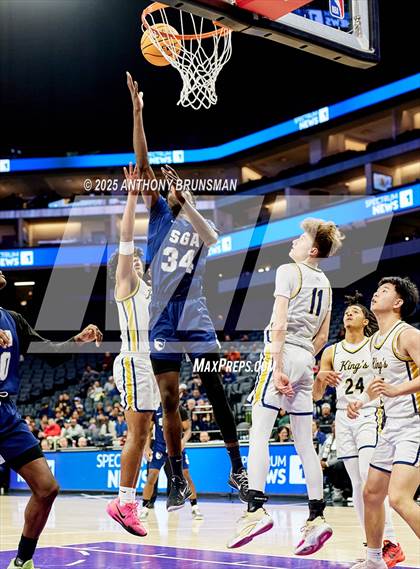 Thumbnail 1 in San Gabriel Academy vs. King's Academy (CIF State D3 Final) photogallery.