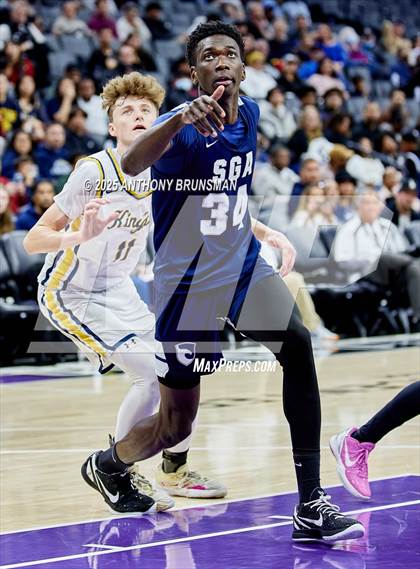 Thumbnail 1 in San Gabriel Academy vs. King's Academy (CIF State D3 Final) photogallery.